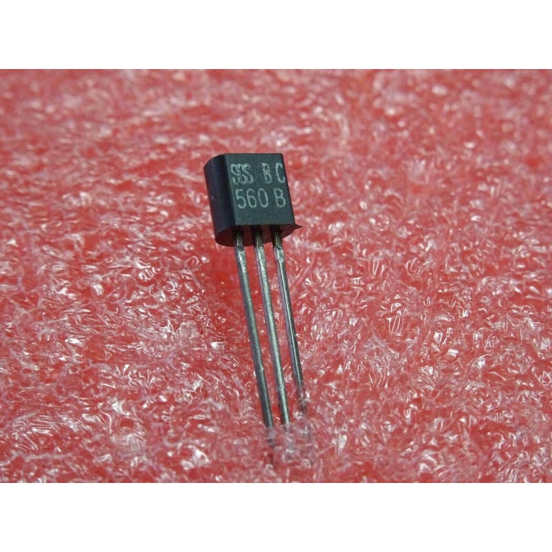 sachet de 100: transistor BC 560 B ~ BC560B Si PNP ~ Ic max 0.1A ~ SGS