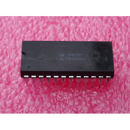 SL 74154 N  ~  SL74154N (SN74154N) ~ 4 to 16 line decoder/demultiplexer (PLA037)