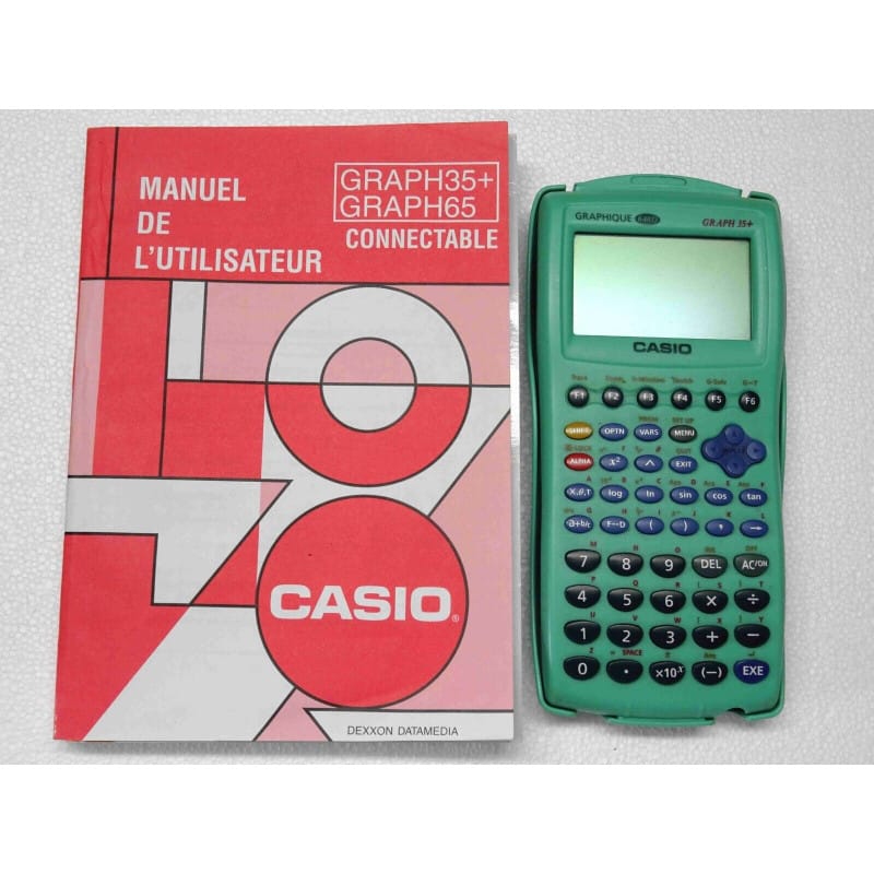 CASIO calculatrice graphique programmable Graph35+ 64Ko avec manuel français