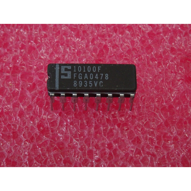 ic 10100F dip16 boitier céramique ci MC10100F ~ Quad 2-Input NOR Gate (PLA006)