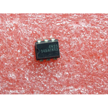 Lot x2: ci 4N25 ~ DC-input Phototransistor Optocoupler ~ DIP6