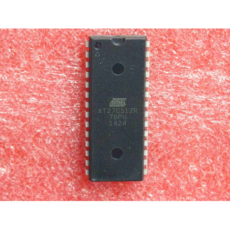 ci AT 27C512 R -70PU ~ ic AT27C512R-70PU ~ 512K (64Kx8) OTP CMOS EPROM (PLA015)