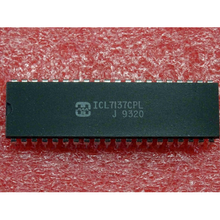 ci ICL 7137 CPL ~ ic ICL7137CPL ~ low power, 3 ½ digit A/D converter (CI2)