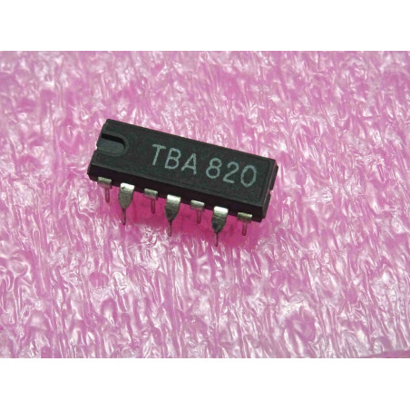 ci TBA 820 ~ ic TBA820 ~ 1.2W audio amplifier ~ DIP 14-pin