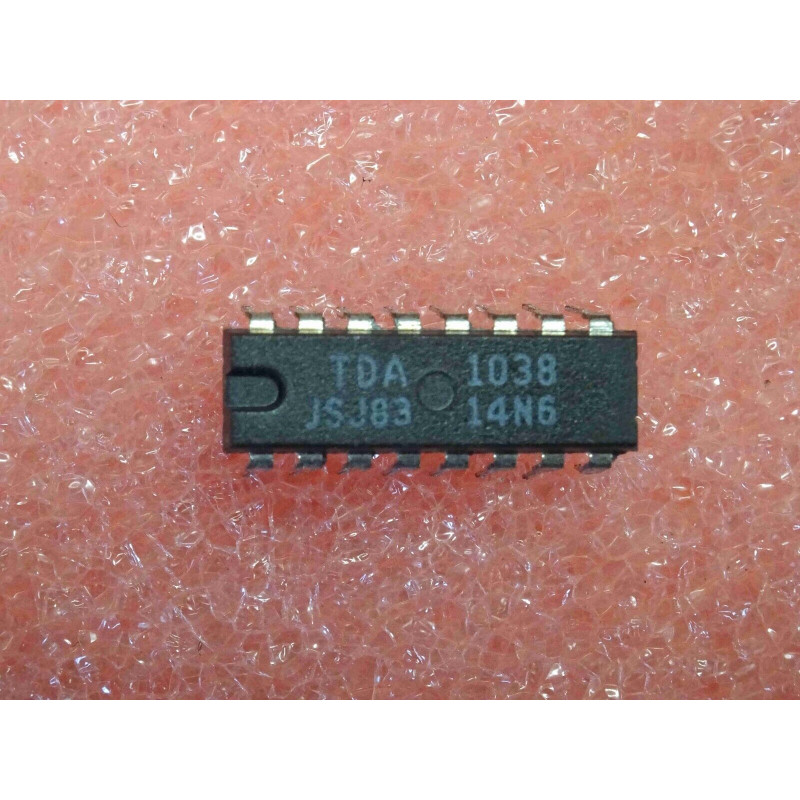 ci TDA 1038 ~ ic TDA1038 ~ Class-AB stereo headphone driver ~ DIP16