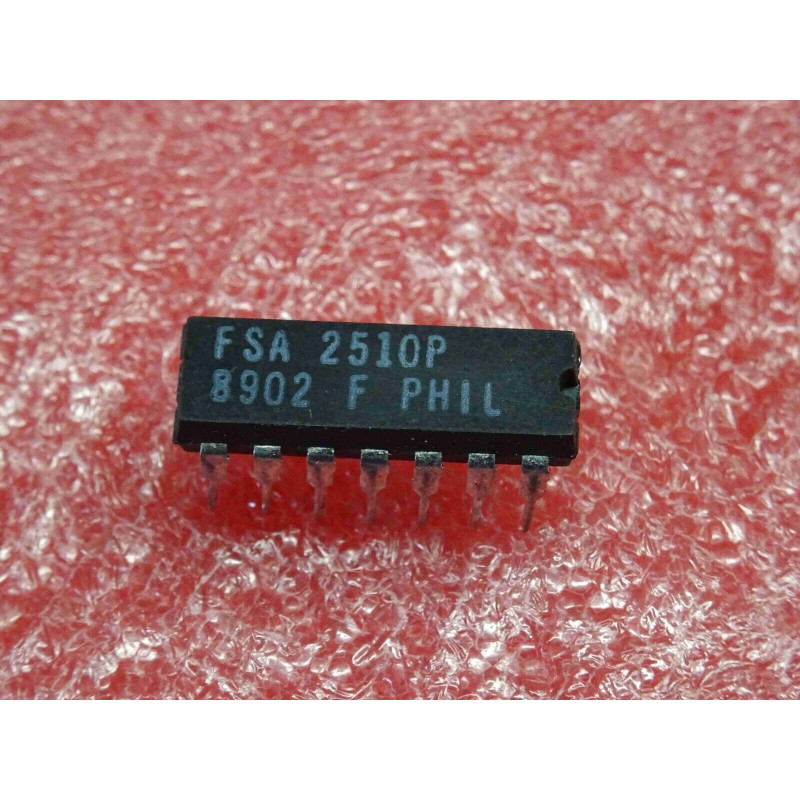 ci FSA 2510 P ~ ic FSA2510P ~ monolithic diode array ~ DIP14 philips (PLA027)