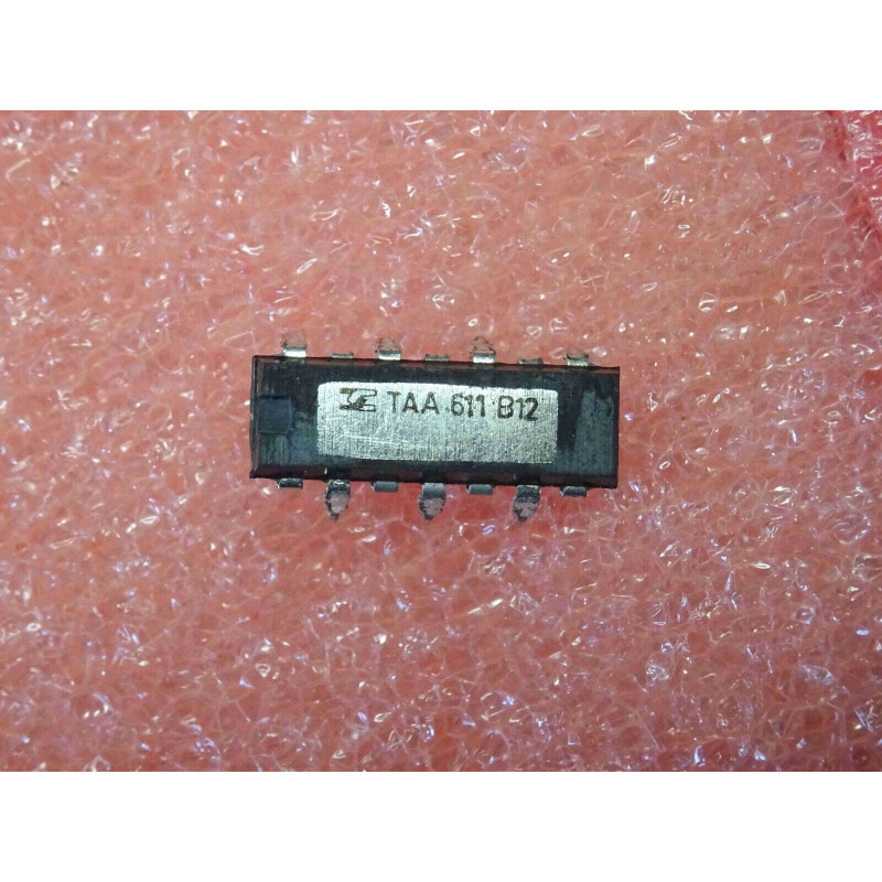 ci TAA 611 B ~ ic TAA611B ~ TAA611B12 SGS ~ audio amplifier ~ DIP 14pin (PLA043)