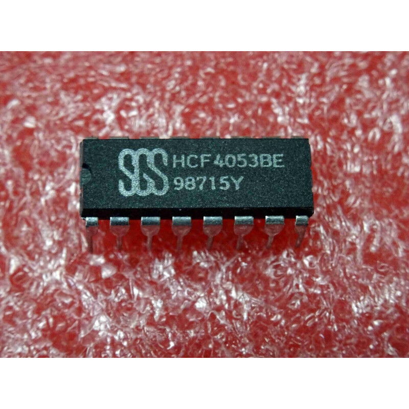 ci HCF 4053 BE ~ HCF4053BE ~ 2-channel analog multiplexer/demultiplexer (PLA028)