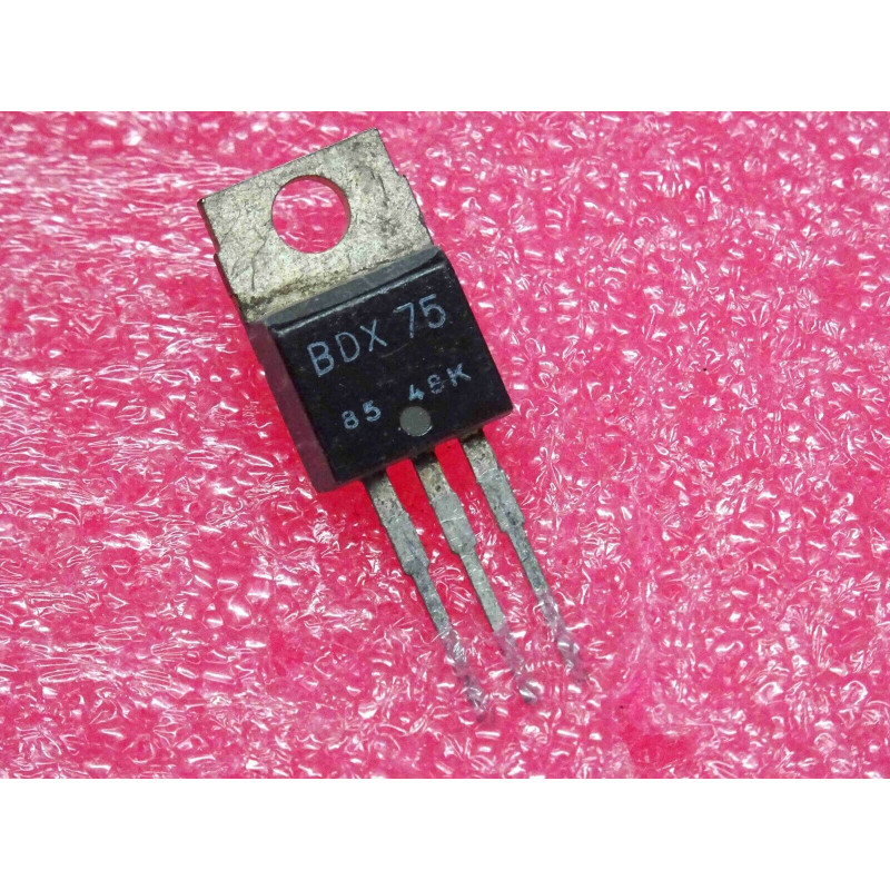 Lot x2: transistor BDX 75 ~ NPN Si BDX75 ~ ic max 16A vce max 40v