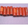 Lot x9 ~ condensateur axial 2200µF 2.2mF 63v SLCE CO33 92145 ~ Ø:25mm Long.:74mm