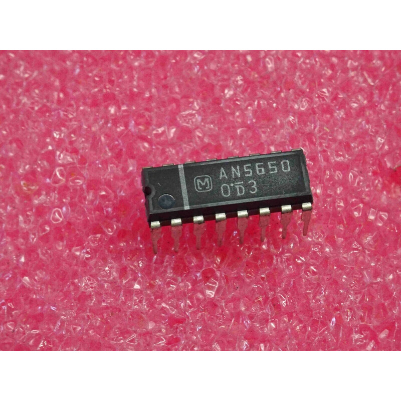 ci AN 5650 ~ AN5650 ~ Color TV Synchronization Signal Processing Circuit ~ DIL16