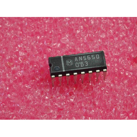 ci AN 5650 ~ AN5650 ~ Color TV Synchronization Signal Processing Circuit ~ DIL16