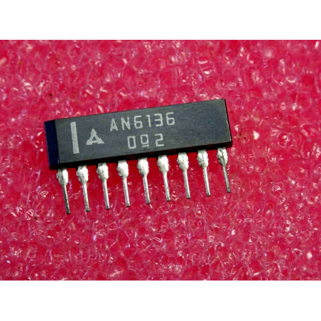 ci AN 6136 ~ ic AN6136 ~ Hi-Fi Pop-Noise Canceller Circuit ~ SIL9 ~ panasonic