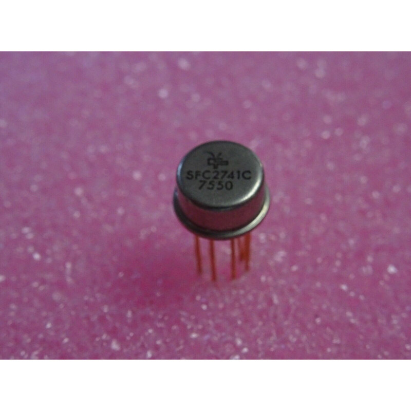 ci SFC 2741 C - SFC2741C  - LM741H  - ic CA741CT Operational Amplifier dorées