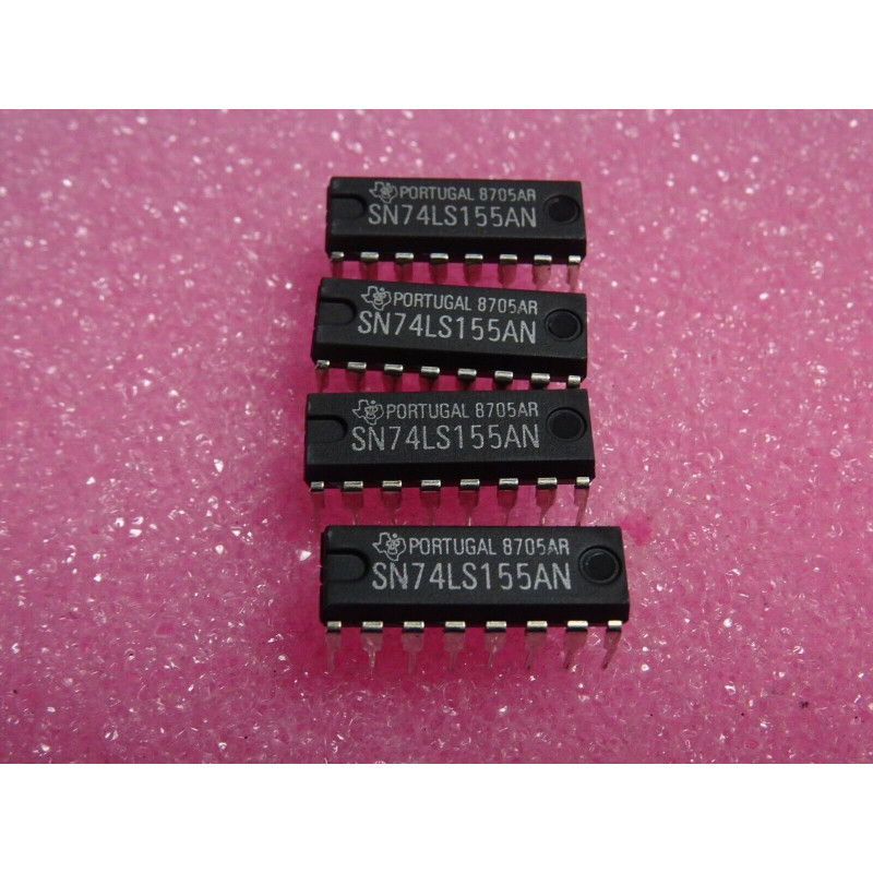 Lot X4 CI IC SN74LS155AN - SN 74LS155 AN - 74LS155 DIP16 de chez TEXAS ...