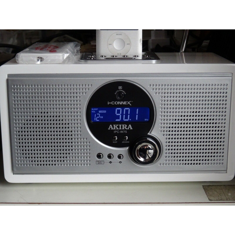 Akira IPC-W75 Radio-Réveil avec station d'accueil pour iPod Ecran LCD ipcw75