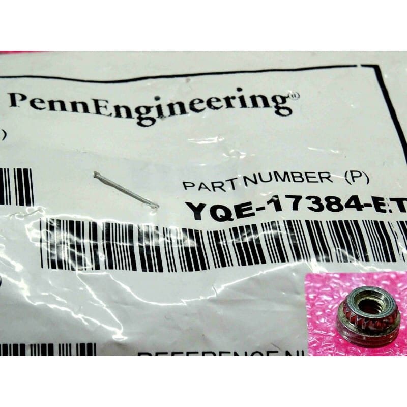 Lot x100 : PEM PennEngineering Ecrou encastré M2.5 ~ YQE-17384-ET 037521001