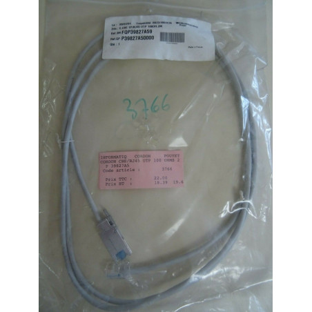 Cordon CBE / RJ45 UTP 100 ohms POUYET P39827A5 2M FQP39827A59