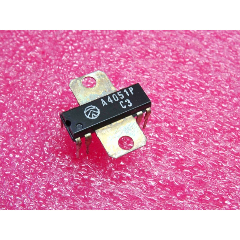 ci LA 4051 P ~ ic LA4051P ~ 2.5W audio amplifier ~ sanyo (PLA028)