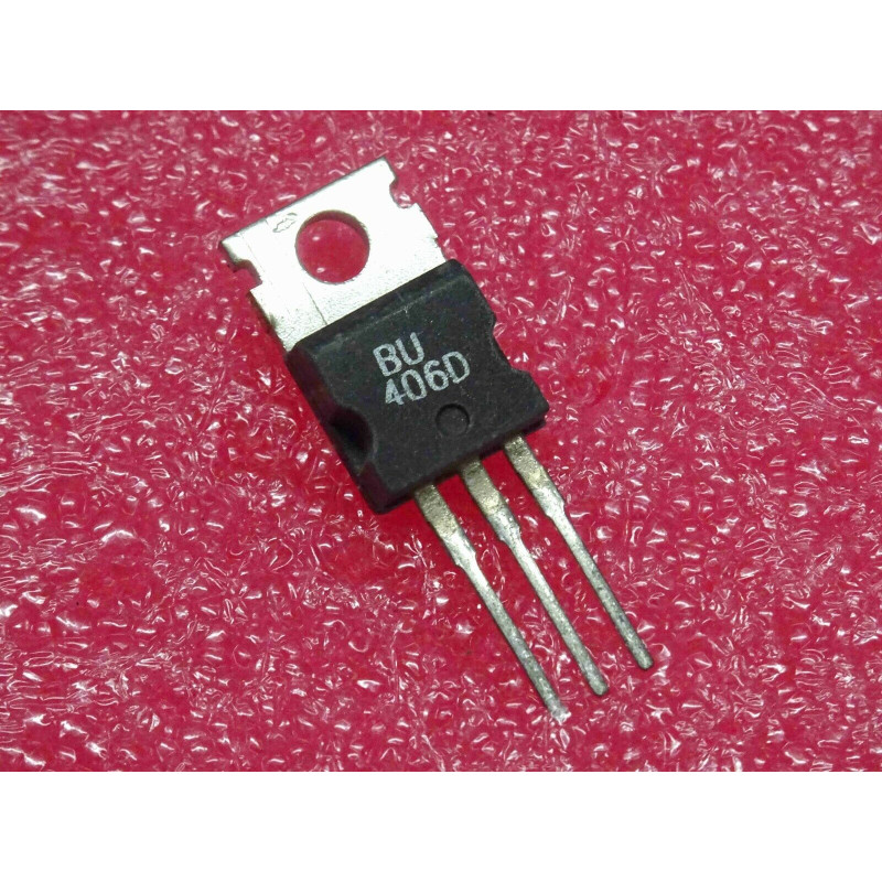 transistor BU 406 D ~ NPN Si BU406D ~ ic max 10A vce max 400v