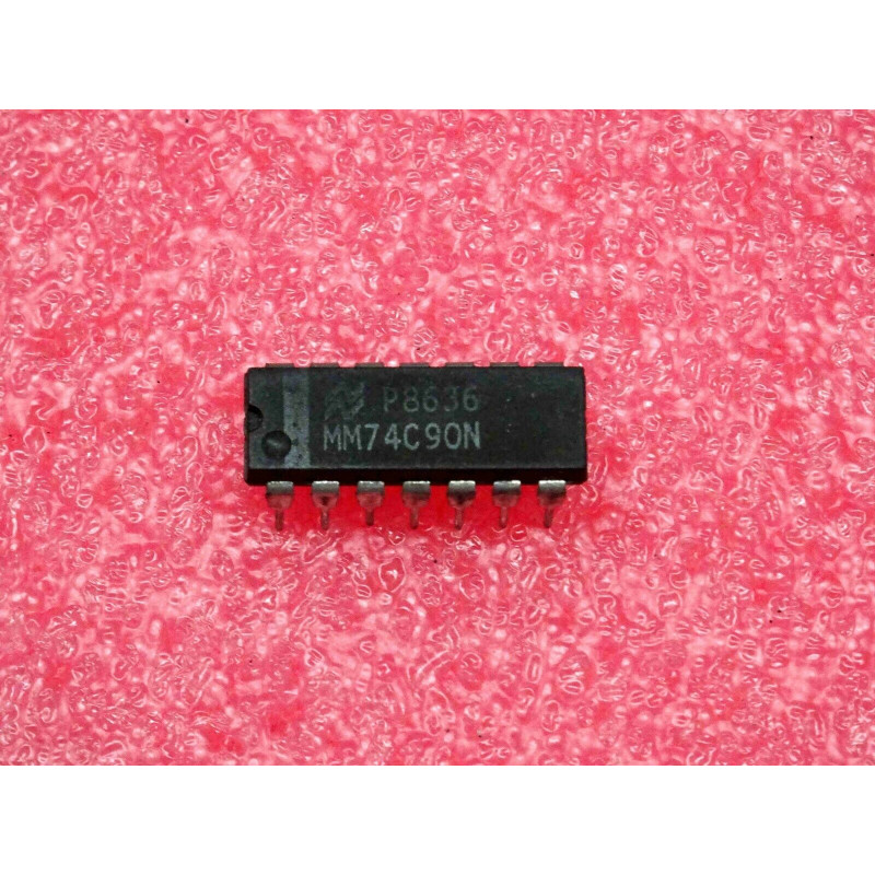 ci: MM 74C90 N ~ ic: MM74C90N ~ 4-Bit Decade, Binary Counter (PLA016)