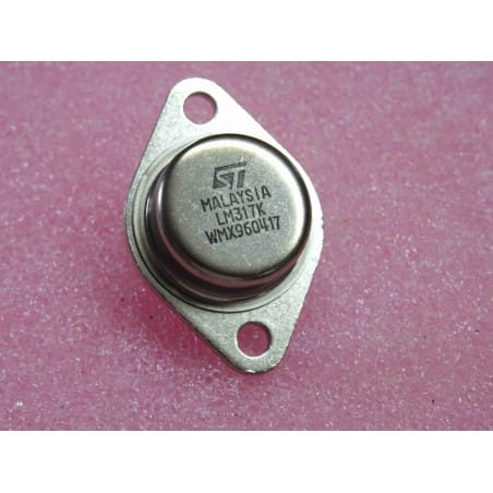 LM 317 K ~ LM317K 3-Terminal Positive Adjustable Regulators ~ boîtier TO3 (E47B)