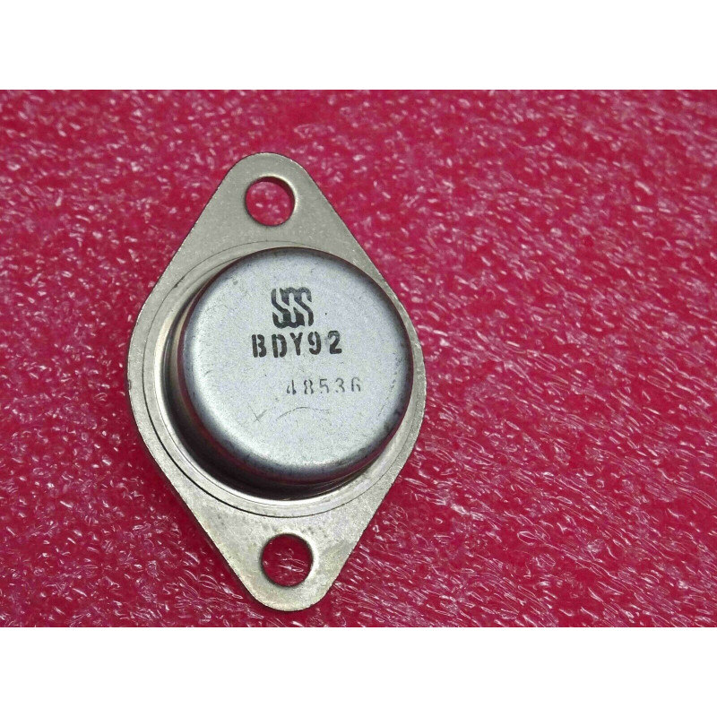 transistor BDY 92 ~ transistor NPN Si BDY92 ~ ic max 15A ~ boîtier TO3