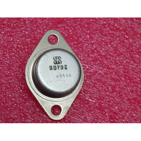 transistor BDY 92 ~ transistor NPN Si BDY92 ~ ic max 15A ~ boîtier TO3