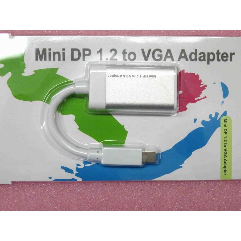 adaptateur convertisseur actif mini DP display port 1.2 vers VGA ~ 127383 AY2020