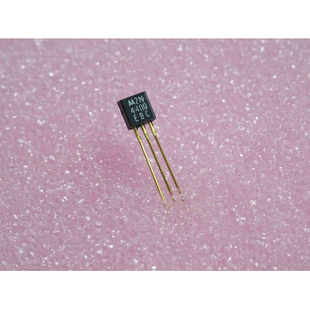 Lot x5: transistor 2N 4400 ~ 2N4400 transistor NPN Si,Ic max:0.6A, pattes dorées