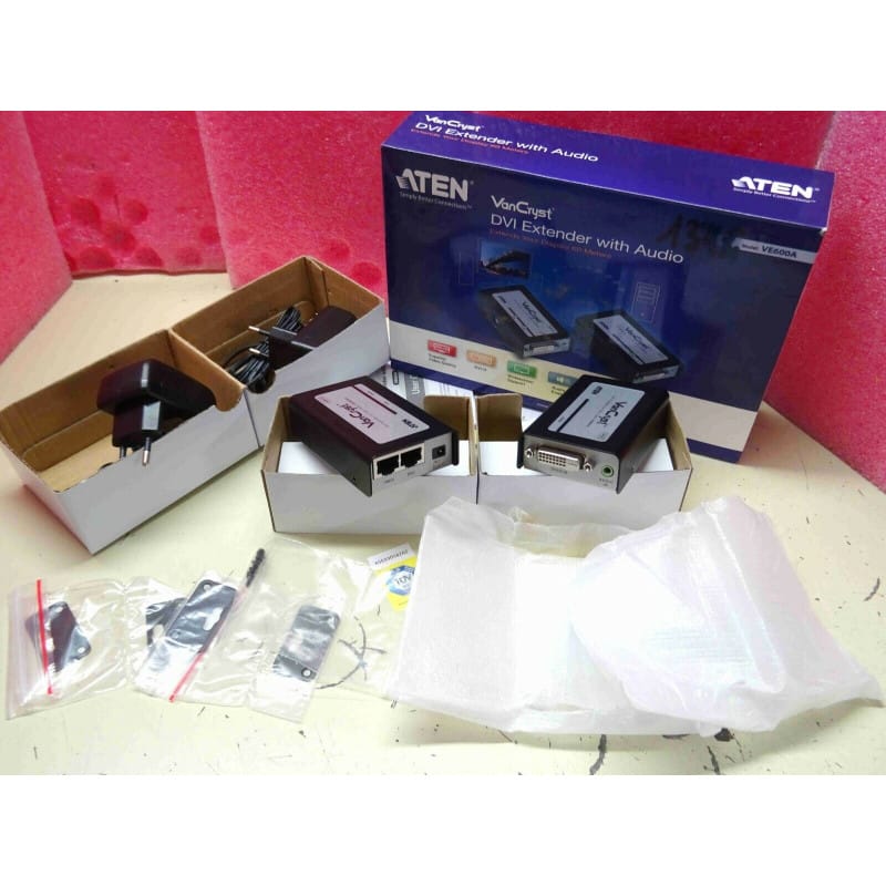 Aten VE600A DVI-D Extender with audio (HDCP compatible)