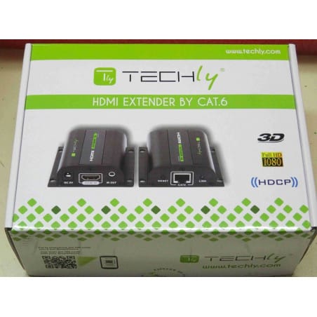 techly HDMI HDTV extender 60 mètres (utiliser câble RJ45 ethernet cat 6/6A/7)