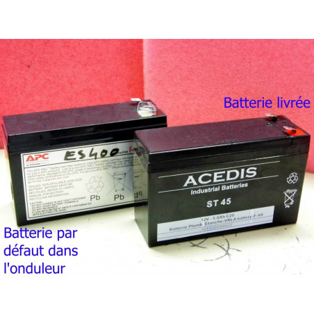 batterie au plomb étanche ST45 12v 5ah pour onduleur APC UPS ES-400 / ES400