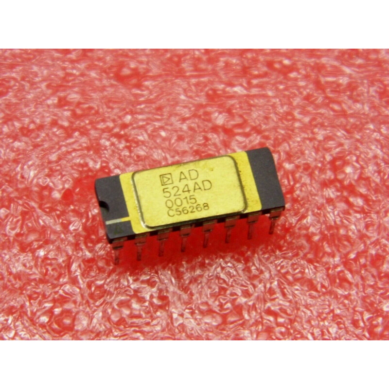 ci AD 524 AD ~ ic AD524AD ~ Precision Instrumentation Amplifier ~ DIP16 (PLA038)