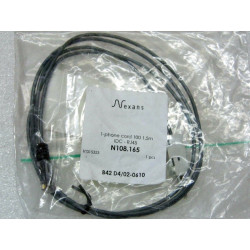 Lot x2: Nexans 1-phone cord 100 1.5m IDC-RJ45 mâle/mâle N108.165 UTP RJ45-(4-5)