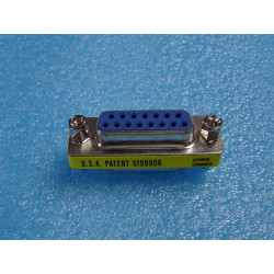 Mini Changeur de Genre DB15 F / F Adaptateur Sub-D 15 - Femelle Gender Changer