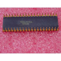 1x Motorola ci  MC6800L microprocesseur 8-Bit 1 MHz CMOS DIP40 gold pin (PLA003)