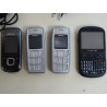 Lot de 4 Téléphone Nokia 1600 + Alcatel one touch+ 2 chargeurs Nokia pour pièces