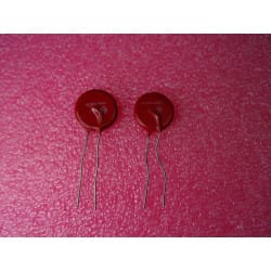 Lot de 2p VDR VARISTANCE GEMOV GMOV 250V V250LA40A Général Electric  diam: 22mm