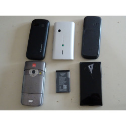 Lot de 5 Téléphone NOKIA SONY THOMSON HTC plusieurs modèles remise en état/pièce