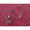 Lot de 5p 2N2222A npn transistor bipolaire, 0.6A 40V TO-18 metal de chez ST