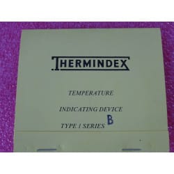 10 indicateurs de Température Thermindex type 1 serie B 116°c/77°c - 240°F/170°F