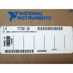 national instruments 777792-20 ~ FP-2000 labview RT network module + CD-Rom