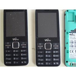 Lot de 6 Téléphones WIKO  Riff White pour pièces ou remises en état sans batteri