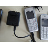 Lot de 4 Téléphone Nokia 1600 + Alcatel one touch+ 2 chargeurs Nokia pour pièces