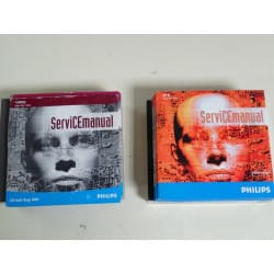 Lot de 28 CD DVD Service Manual PHILIPS  CTV/VIDEQ VIDEQ 2002 et 2003 