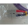 Cordon Câble Duplex Fibre Optique OM3 50/125 Violet LSZH SC/LC - 3 mètres