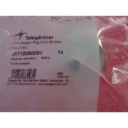 Telegärtner J01120B0091 Connecteur 7/16 à SERTIR mâle, droit 50 Ω (casier85a)