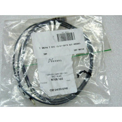 Lot x2: Nexans 1-phone cord 100 1.5m IDC-RJ45 mâle/mâle N108.165 UTP RJ45-(4-5)