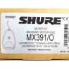 shure microflex boundary microphone MX391/0 omnidirectional,filter,low impedance